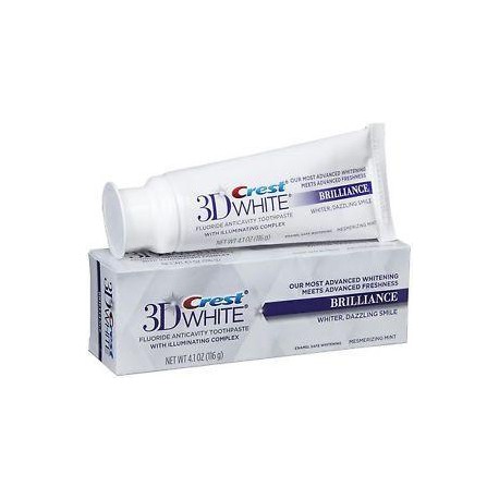 Procter&Gamble Media Caja Pasta Dental Crest 3D White Brill 53G/12P-Despensaenlinea