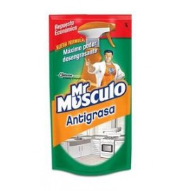 SC Johnson Caja Limpiador Mr Musculo Windex Desengrasante Doypack 500M/12P-Despensaenlinea