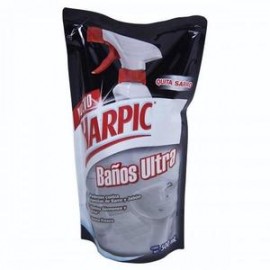 Reckitt Benckiser Caja Limpiador Harpic Baños Ultra Doy Pack 500M/12P-Despensaenlinea