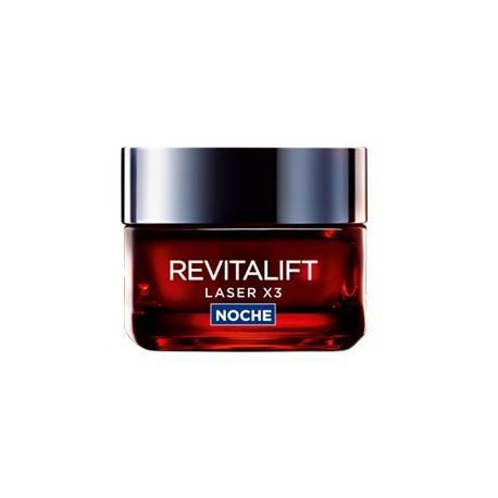 L´Oreal Caja Crema Expertise Revitalift Lasser Noche 50G/6P-Despensaenlinea