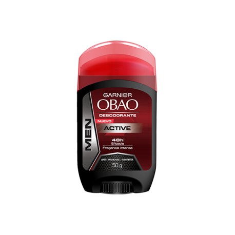 Garnier Caja Desodorante Obao Stick Hombre Active 50G/12P-Despensaenlinea