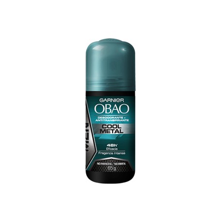 Garnier Caja Desodorante Obao Roll For Man Cool Metal 65G/24P-Despensaenlinea