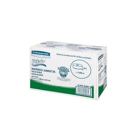 Kimberly Clark Papel Higiénico Kimberly-Clark Pétalo Jumbo 6P/250M - ZK-Despensaenlinea