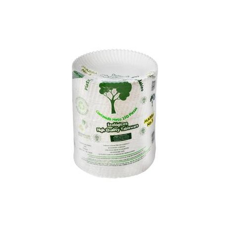 Marba Platos de Cartón Marba Biodegradables 250P - ZK-Despensaenlinea