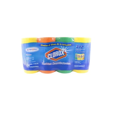 Clorox Clorox toallas desinfectantes 4P/78P - KOZ-Despensaenlinea