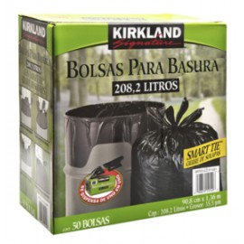 Kirkland Kirkland Signature bolsas para basura de plástico 50 - KOZ-Despensaenlinea