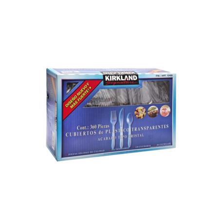 Kirkland Kirkland Signature cubiertos de plástico 360P - KOZ-Despensaenlinea