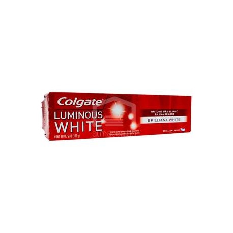 Colgate Palmolive Caja Pasta Dental Colgate Luminous White 75M/48P-Despensaenlinea