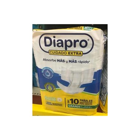 Kimberly Clark Caja pañal Diapro Adulto Básico talla grande 4C/10P-Despensaenlinea