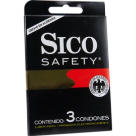 Sico Condones Sico Safety 3P-Despensaenlinea