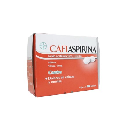 MayoreoTotal Cafiaspirina 100T/500MG - KOZ-Despensaenlinea