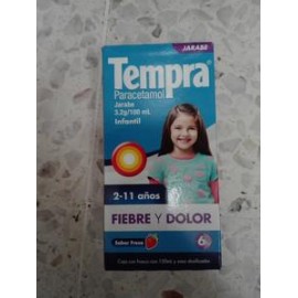 MayoreoTotal Jarabe Tempra sabor fresa frasco con 120 ml-Despensaenlinea