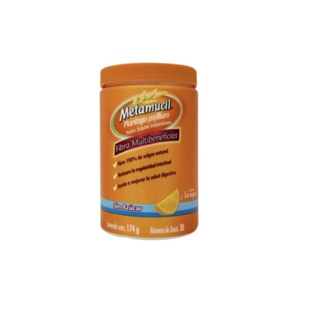 MayoreoTotal Metamucil naranja frasco 174G - KOZ-Despensaenlinea