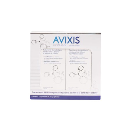 Avixis Avixis solución topica con 2 piezas de 100 ml - Avixis KOZ-Despensaenlinea