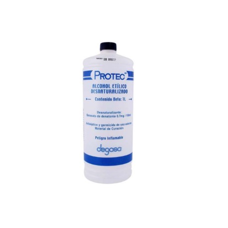 Protec Alcohol etilico desnaturalizado Protec 1L - KOZ-Despensaenlinea