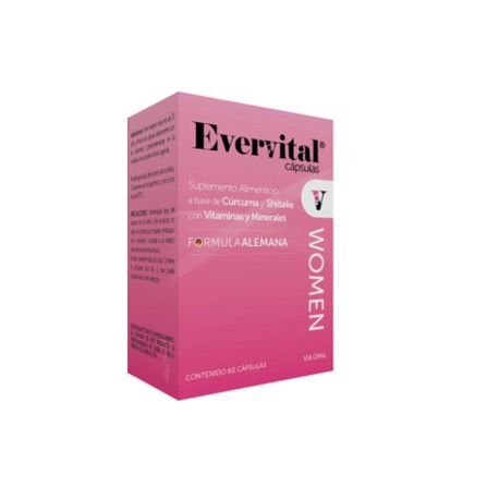 Evervital Suplemento Alimenticio Evervital Women 60P - KOZ-Despensaenlinea