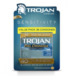 Trojan Trojan Piel Desnuda condones 36P - KOZ-Despensaenlinea