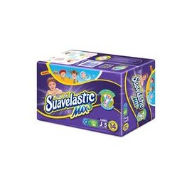 Kimberly Clark Caja de pañales Suavelastic Max Jumbo 14P/6B-Despensaenlinea