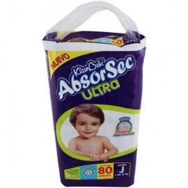 Kimberly Clark Caja Pañal Absorsec Ultra Jumbo 80P/4C-Despensaenlinea