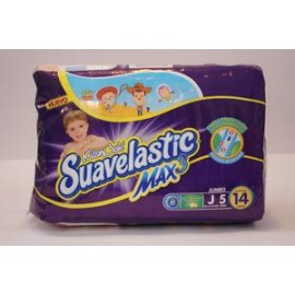 Kimberly Clark Media Caja Pañal Suavelastic Max Jumbo 14P/3C-Despensaenlinea