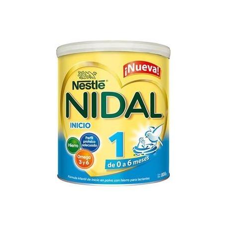 Nestlé Caja Formula Lactea Nidal Formula 800G/12P-Despensaenlinea