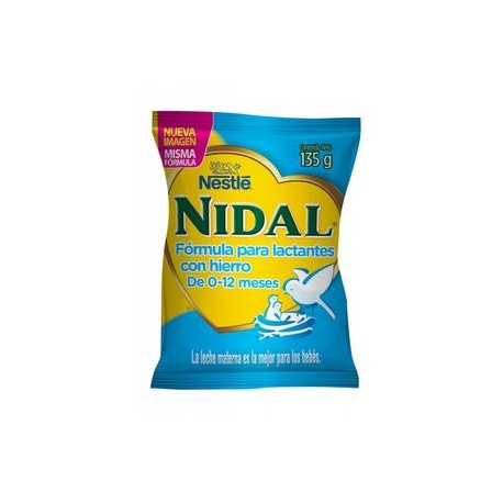 Nestlé Caja Formula Infantil Nidal Bolsa 135G/8P-Despensaenlinea