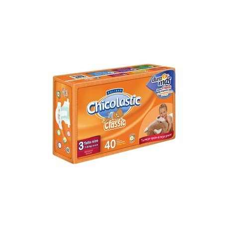 Grupo PI Mabe Caja Pañal Chicolastic Classico Mediano 40P/4C-Despensaenlinea