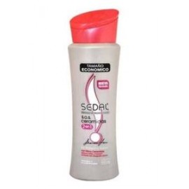 Unilever Caja shampoo Sedal Shampoo Sos 2 en 1 Ceramidas 650M/12P-Despensaenlinea