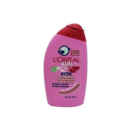 L´Oreal Caja shampoo Kids Smoothie Fresa 265M/12P-Despensaenlinea