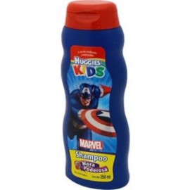 Kimberly Clark Caja shampoo Huggies Kids Moras Poderosas Niño 250M/12P-Despensaenlinea