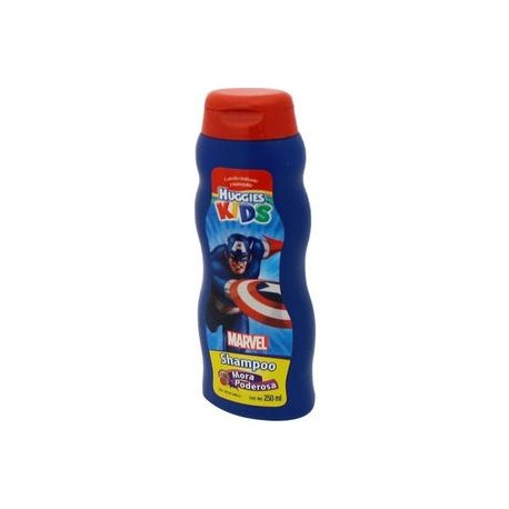 Kimberly Clark Media Caja shampoo Huggies Kids Moras Poderosas Niño 250M/6P-Despensaenlinea