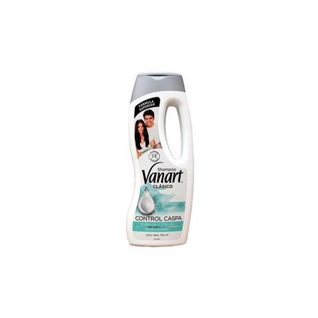 Genomma Lab Media Caja shampoo Vanart Control Caspa 750M/6P-Despensaenlinea