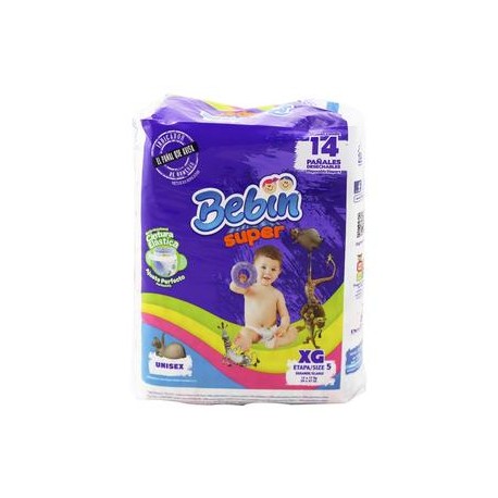 Lambi Caja pañal Bebin Super talla extra grande 6C/14P-Despensaenlinea