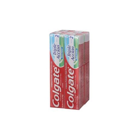 Colgate Palmolive Pack crema dental Colgate triple acción 4P/150M - ZK-Despensaenlinea
