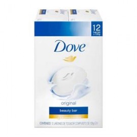 Unilever Pack jabon de tocador Dove blanco 12P/135G - ZK-Despensaenlinea
