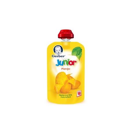 Nestlé Caja Gerber Junior de mango 110G/12P-Despensaenlinea