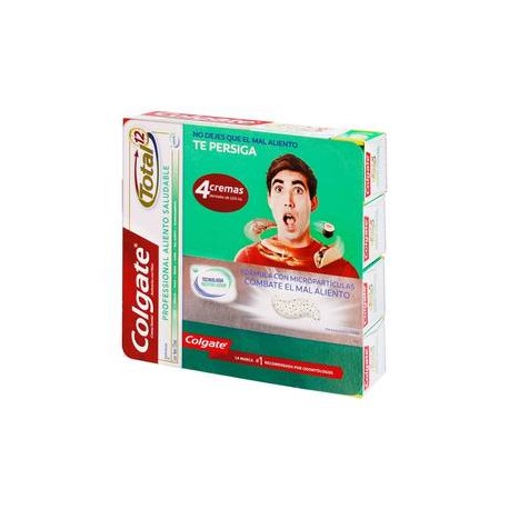 Colgate Palmolive Crema Dental Anticaries Colgate Total 12 Professional Whitening Flúor 4P/125M - ZK-Despensaenlinea