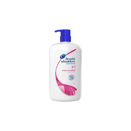 Procter & Gamble Shampoo Head & Shoulders 2 en 1 Suave y Manejable 1L - ZK-Despensaenlinea