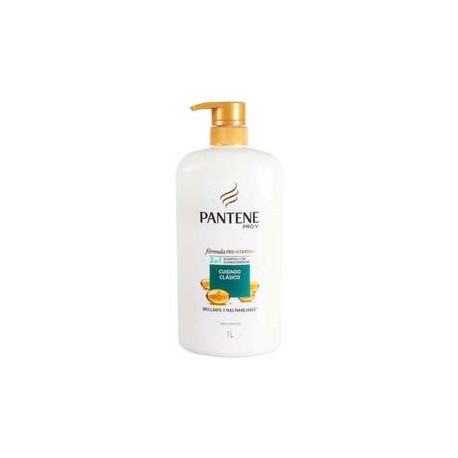 Procter & Gamble Shampoo con Acondicionador Pantene Pro-V con Acondicionador Cuidado Clásico 1L - ZK-Despensaenlinea