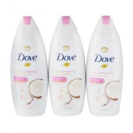 Unilever Jabón Corporal Dove Líquido Coco 3P/650M - ZK-Despensaenlinea