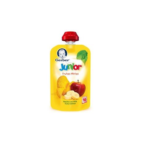 Nestlé Caja papilla Gerber junior frutas mixtas 120G/12P-Despensaenlinea