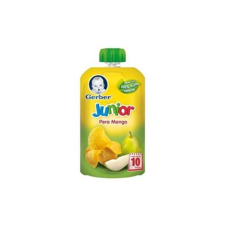 Nestlé Caja papilla Gerber junior pera y mango 120G/12P-Despensaenlinea