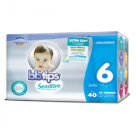 PI Mabe Caja de pañales Chicolastic Bebe Tips talla E6 XXGDE 4C/40P-Despensaenlinea