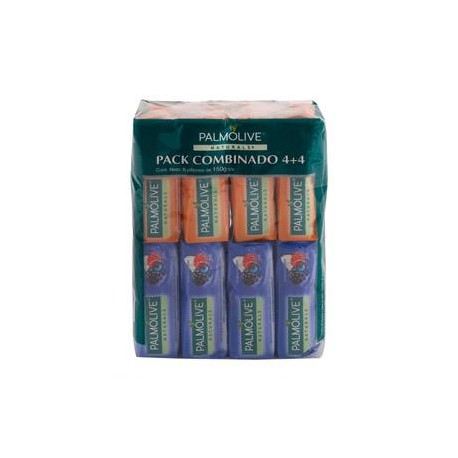 Colgate Palmolive Jabón de Tocador Palmolive Naturals Mixto 8P/150G - ZK-Despensaenlinea