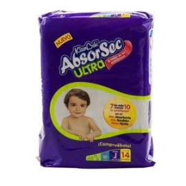 Kimberly Clark Caja Pañal Absorsec Grande 6C/14P-Despensaenlinea