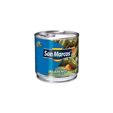 San Marcos Media Caja Chiles Jalapeños 380G/12P-Despensaenlinea