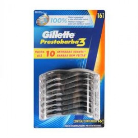 Procter & Gamble Rastrillos Gillette Prestobarba 3 16P - ZK-Despensaenlinea