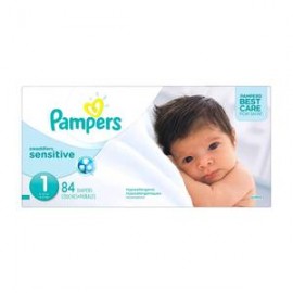 Procter & Gamble Pañales Etapa 1 Pampers Sensitive Piel Sensible 84P - ZK-Despensaenlinea