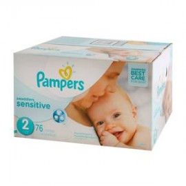 Procter & Gamble Pañales Desechables Pampers Sensitive Etapa 2 76 P - ZK-Despensaenlinea