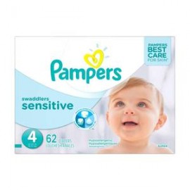 Procter & Gamble Pañales Etapa 4 Pampers Sensitive Piel Sensible 62P - ZK-Despensaenlinea